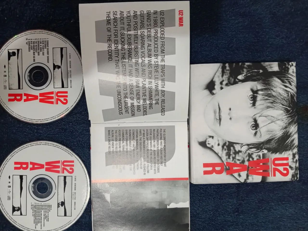 U2 4 CDs duplos Boy, War, Unforgetable Fire e Joshua Three. - Foto 5