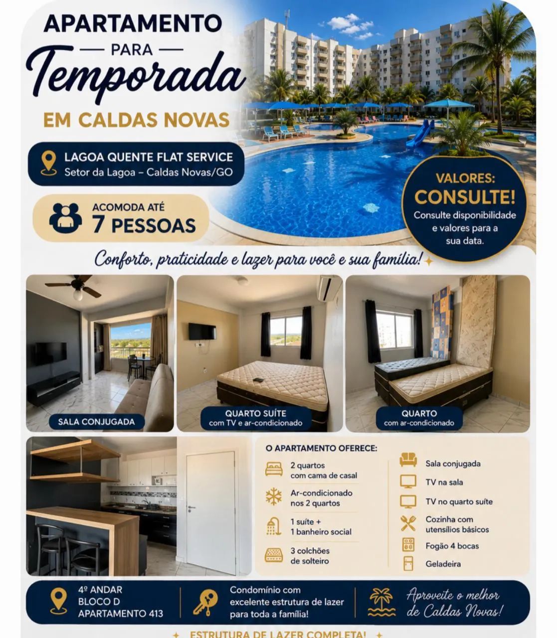 Aluguel temporada CALDAS NOVAS/GO