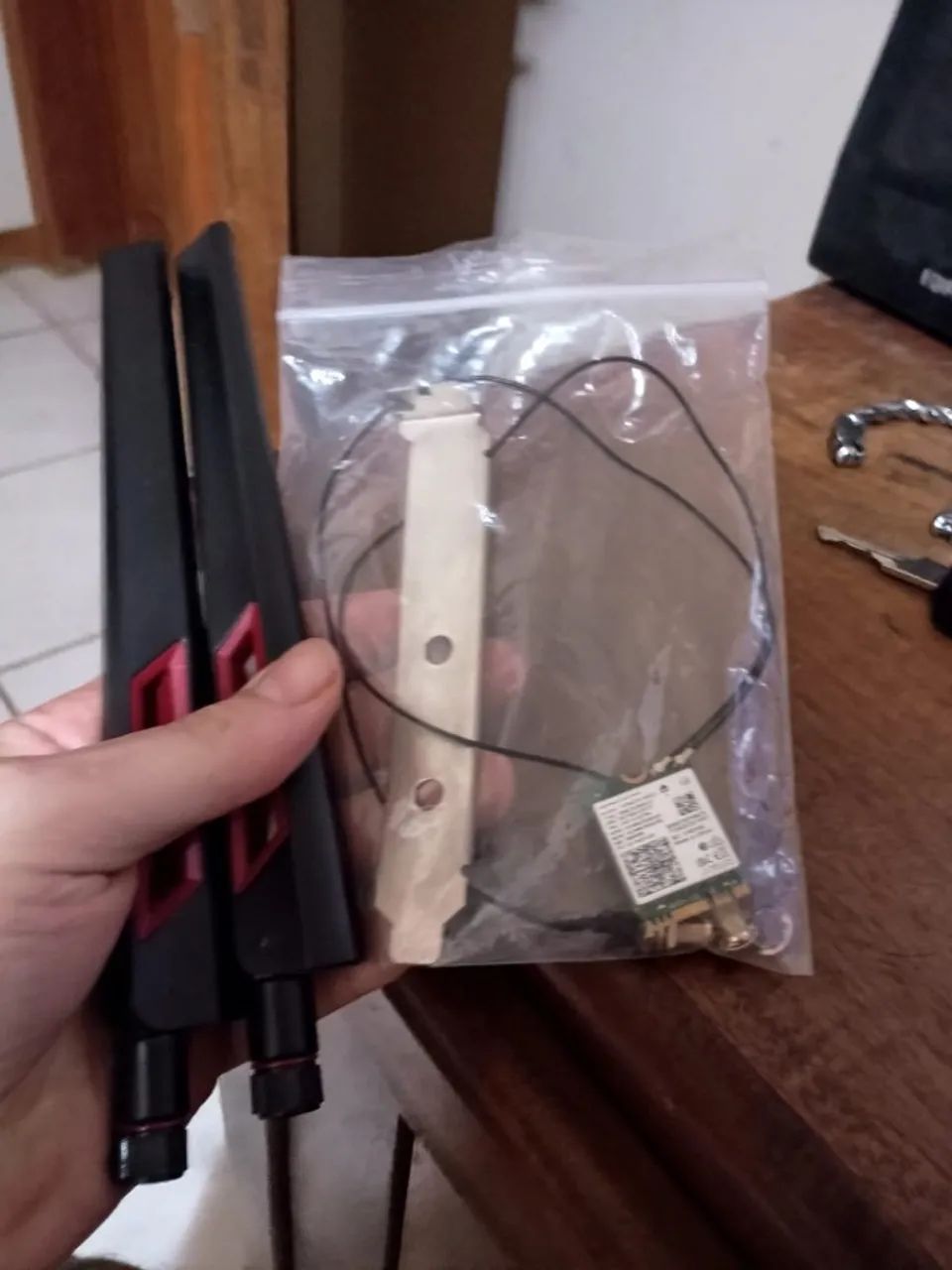 Kit de antena M.2 de 10 dBi WiFi 6E AX210 WiFi 6 AX200 7265NGW com Bluetooth 5.3  - Foto 2