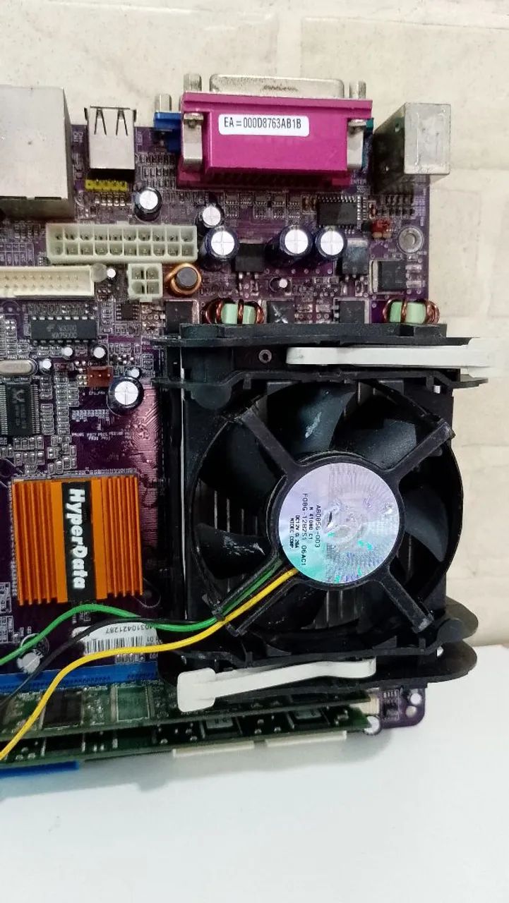 Placa-mãe Hyperdata para PC ECS 661FX-M c/ Processador e Memória (Leia a descrição abaixo) - Foto 3