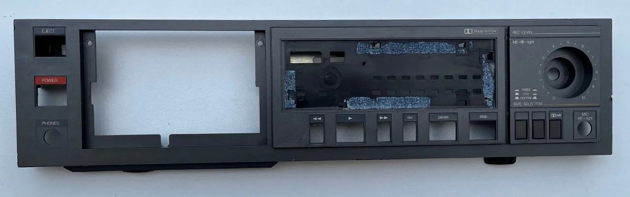 Tape Deck Gradiente Spect 87 Painel Frontal