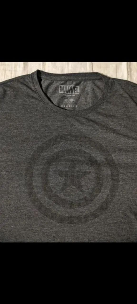 Camiseta Marvel Cinza Tamanho GG