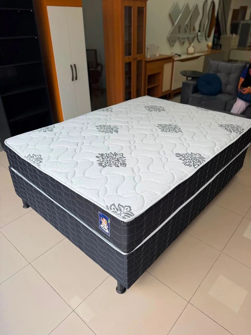 Cama casal molas ensacada disponível 