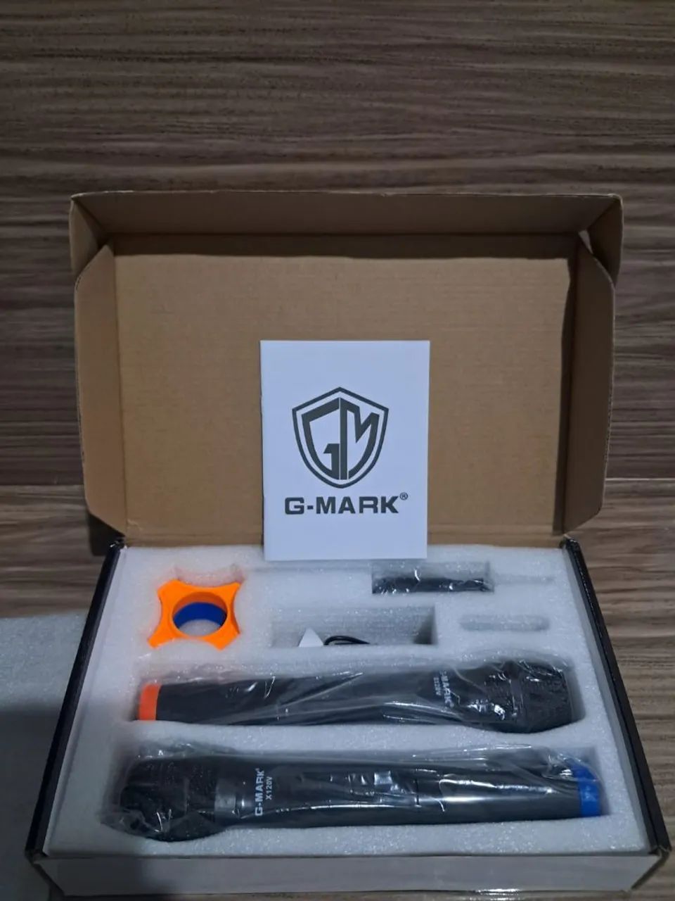 Promoção!!! Kit com 2 microfones sem fio G-Mark X120V - Foto 2
