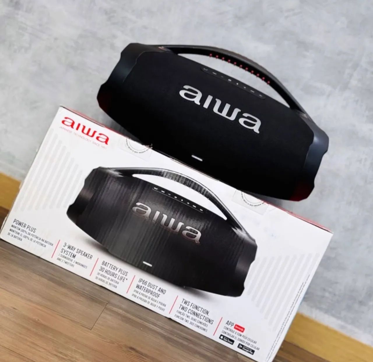 Boombox AIWA - Lacrada 
