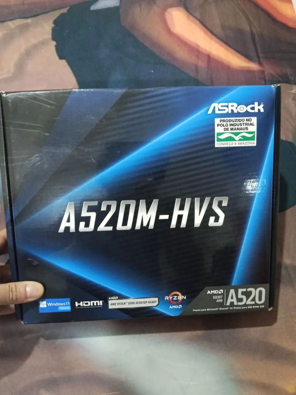 Placa mãe ASRockA520M-HVS