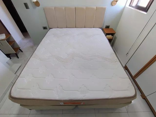 Conjunto Cama e Box Queen Probel Divino Force Extreme + Cabeceira