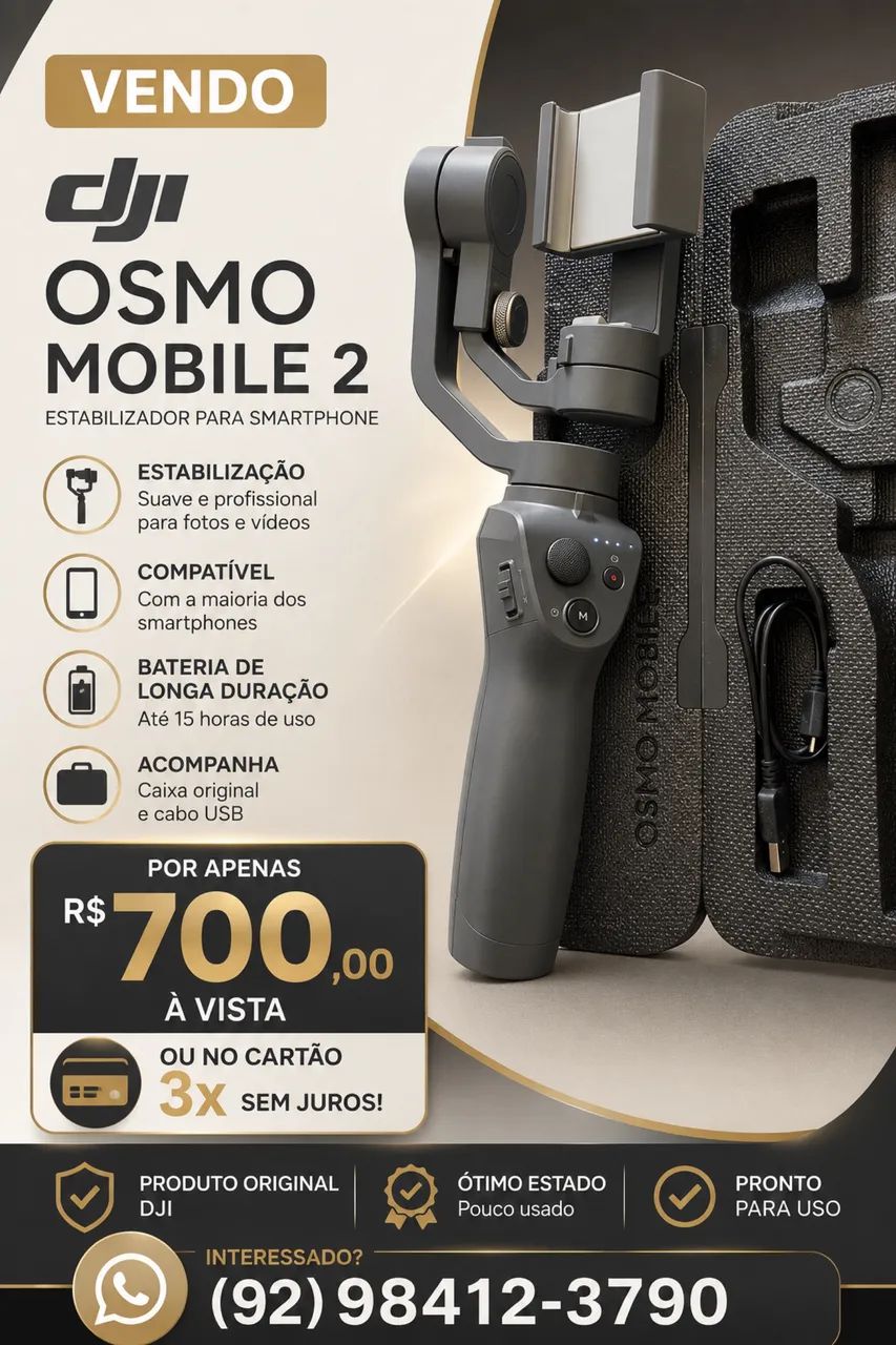 Gimbal estabilizador de vídeos  - Foto 3