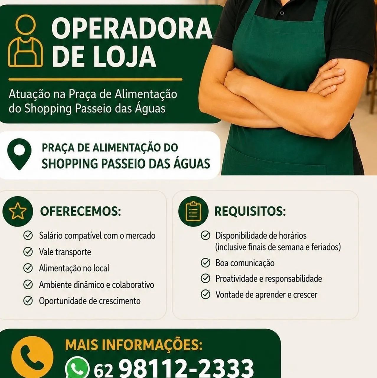 Vaga de emprego 