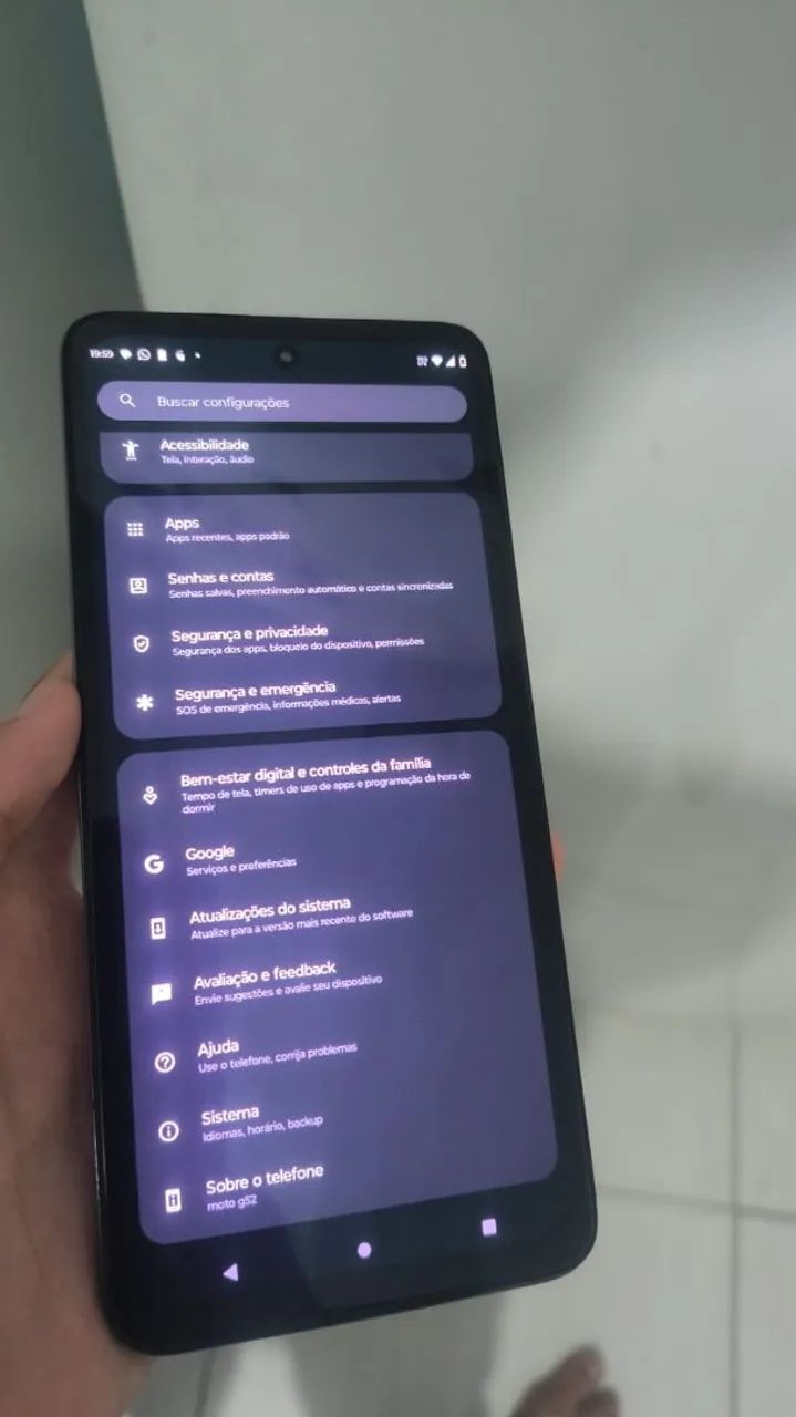 Motog52/128GB, sem trincos na tela funcionando perfeitamente. - Foto 3
