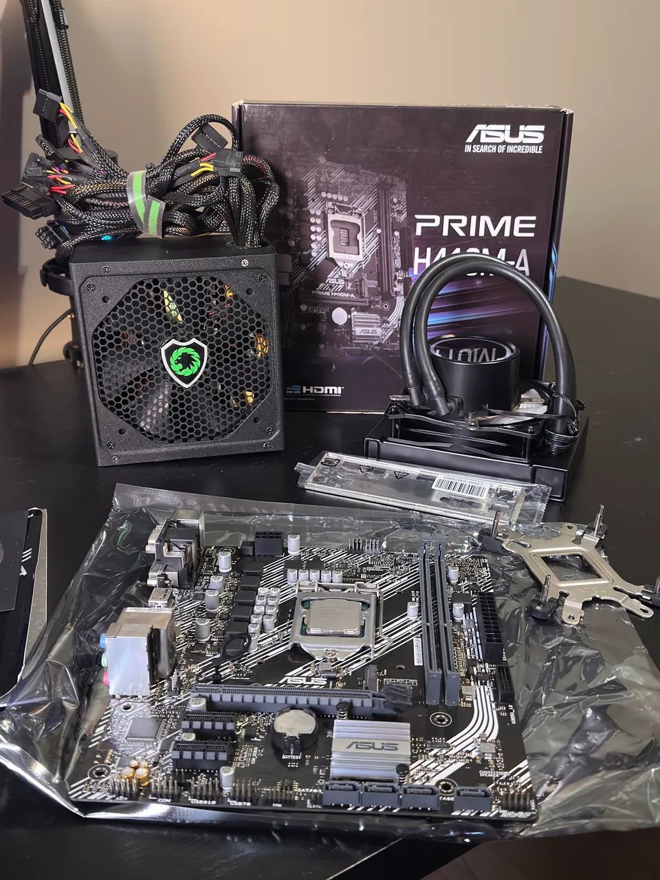 VENDO KIT PC - Processador: Intel Core i3-10100F,   Placa-mãe: ASUS Prime H410M-A