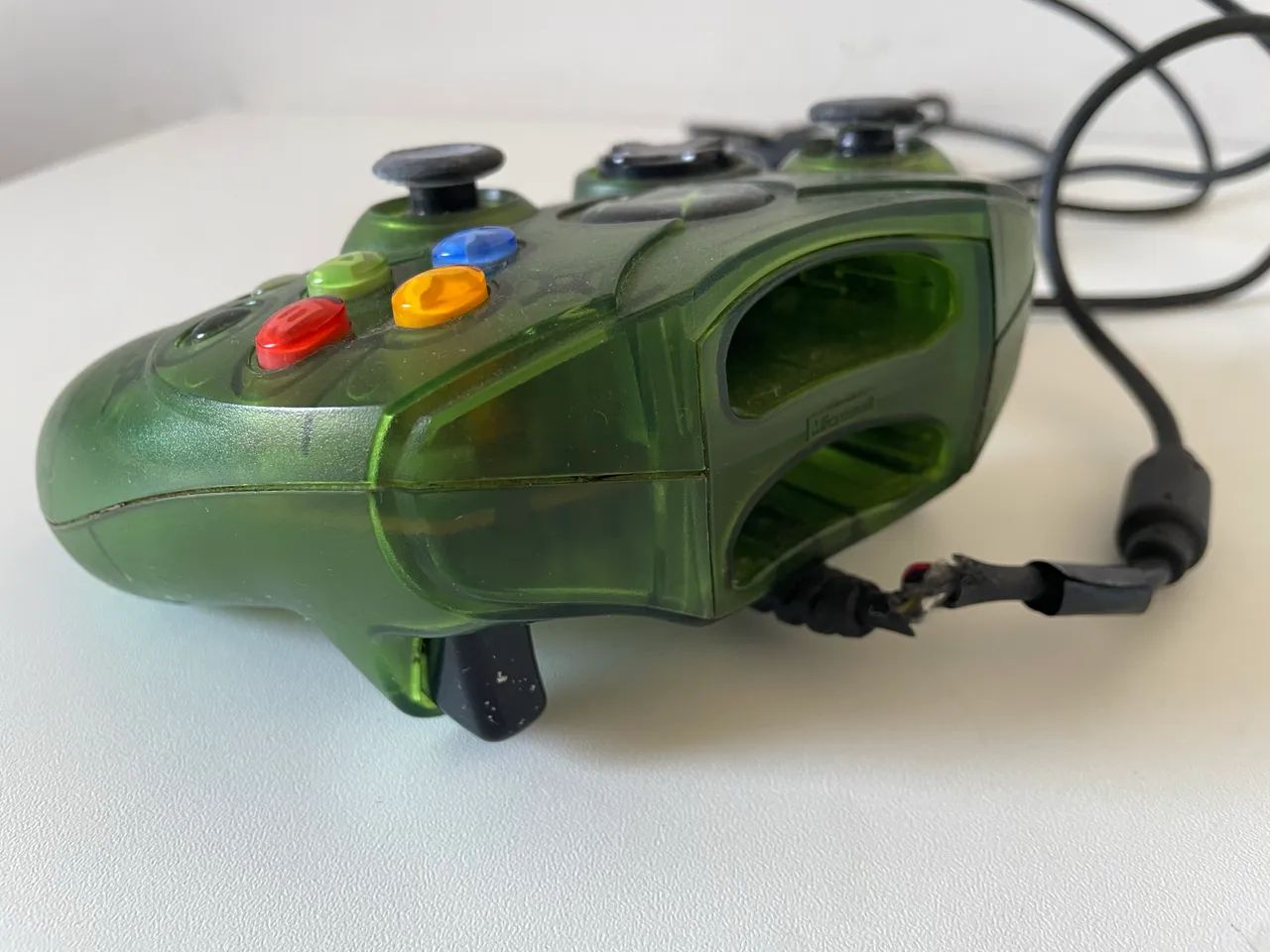Controle Xbox Clássico Verde Original Joystick  - Foto 3