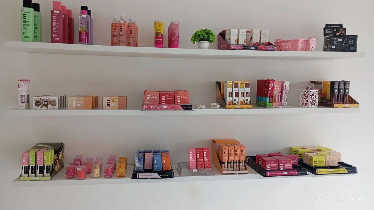 Conjunto de pratileiras e balcão em MDF - Foto 4