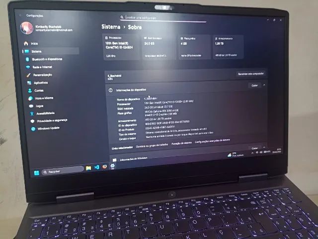 Notebook Gamer - NVIDIA 2050 - Foto 3