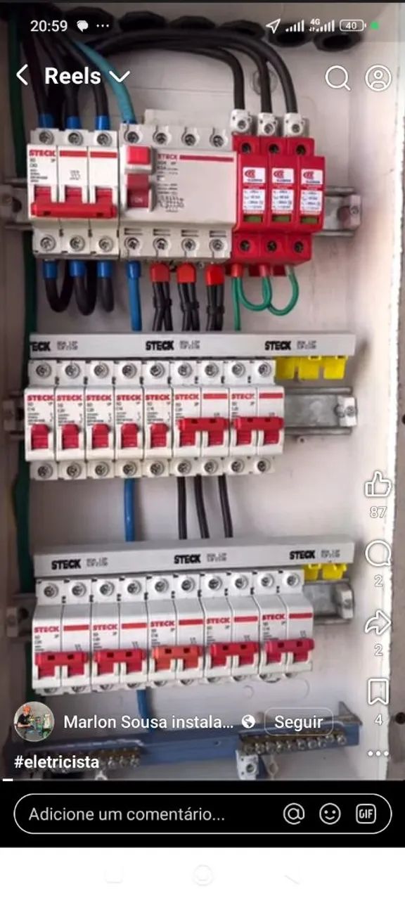 Eletricista disponível 