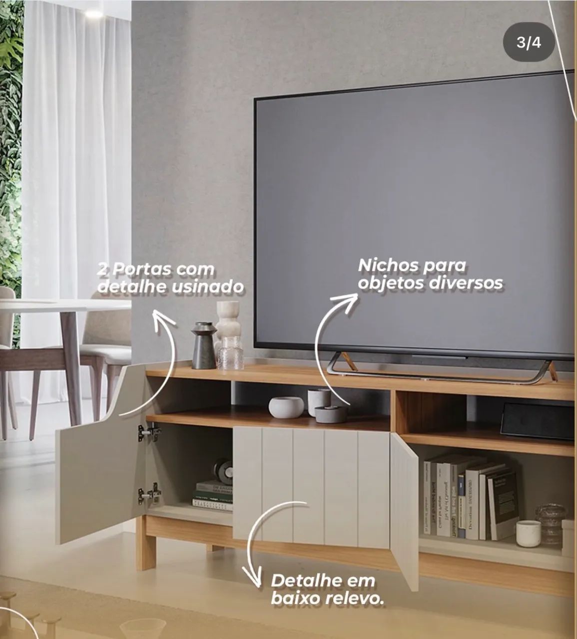 Rack Moema Para Tv Até 70? Nova  - Foto 2