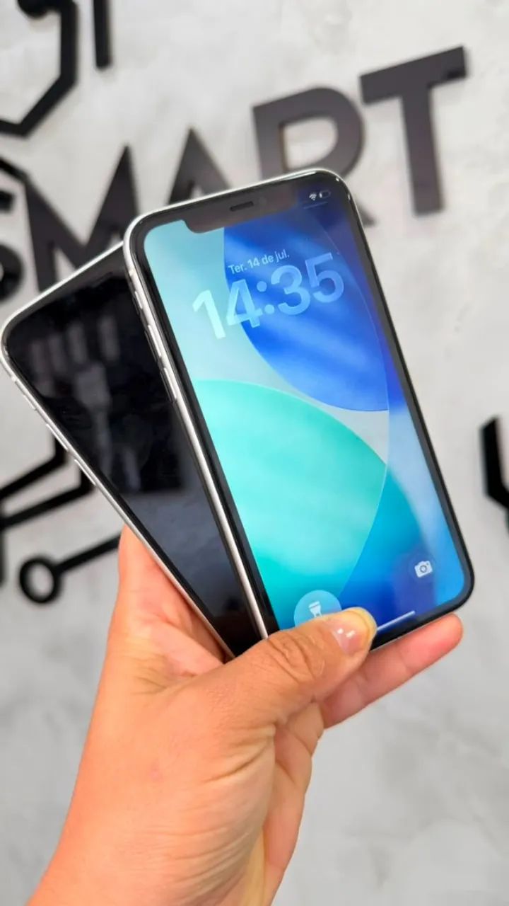 iPhone 11 Branco 100% com Nota e 3 meses de garantia - Foto 2