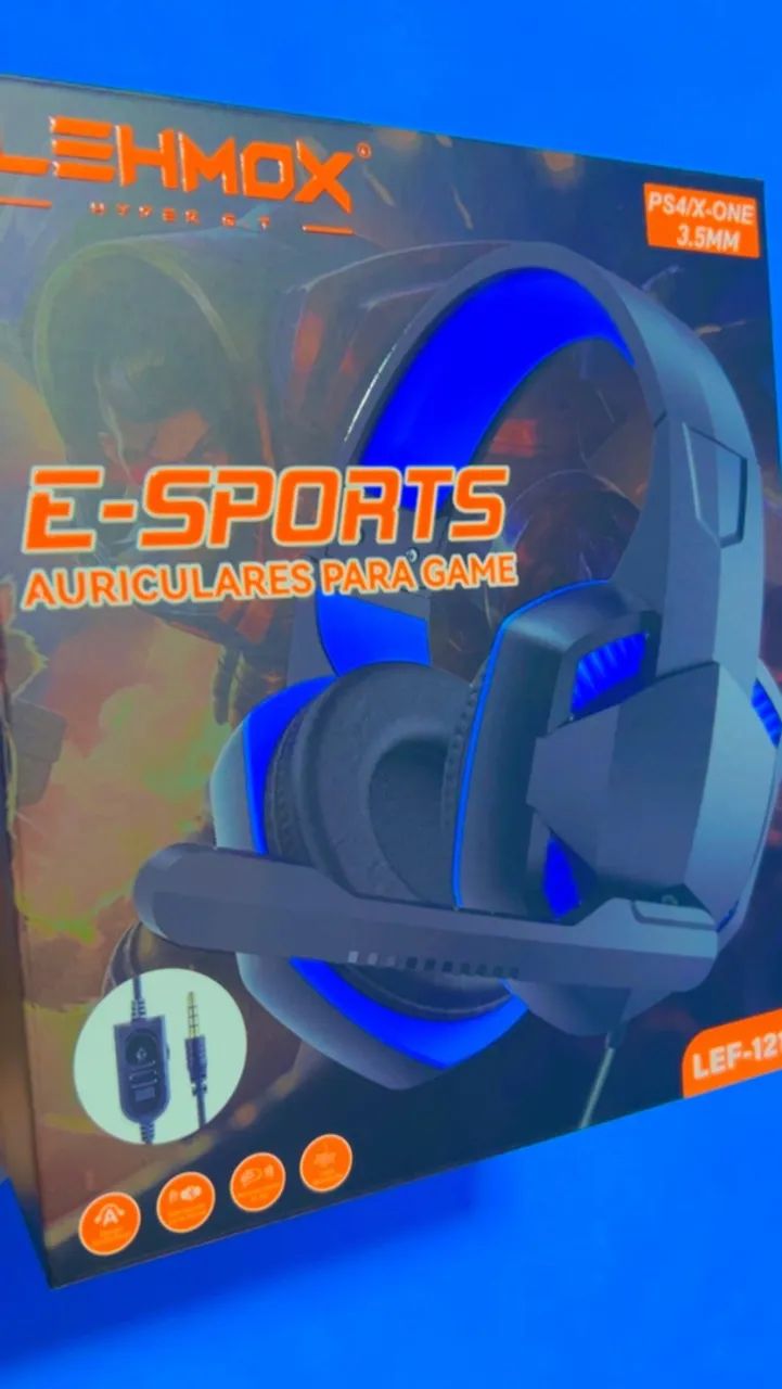 Headset gamer para pc, ps4