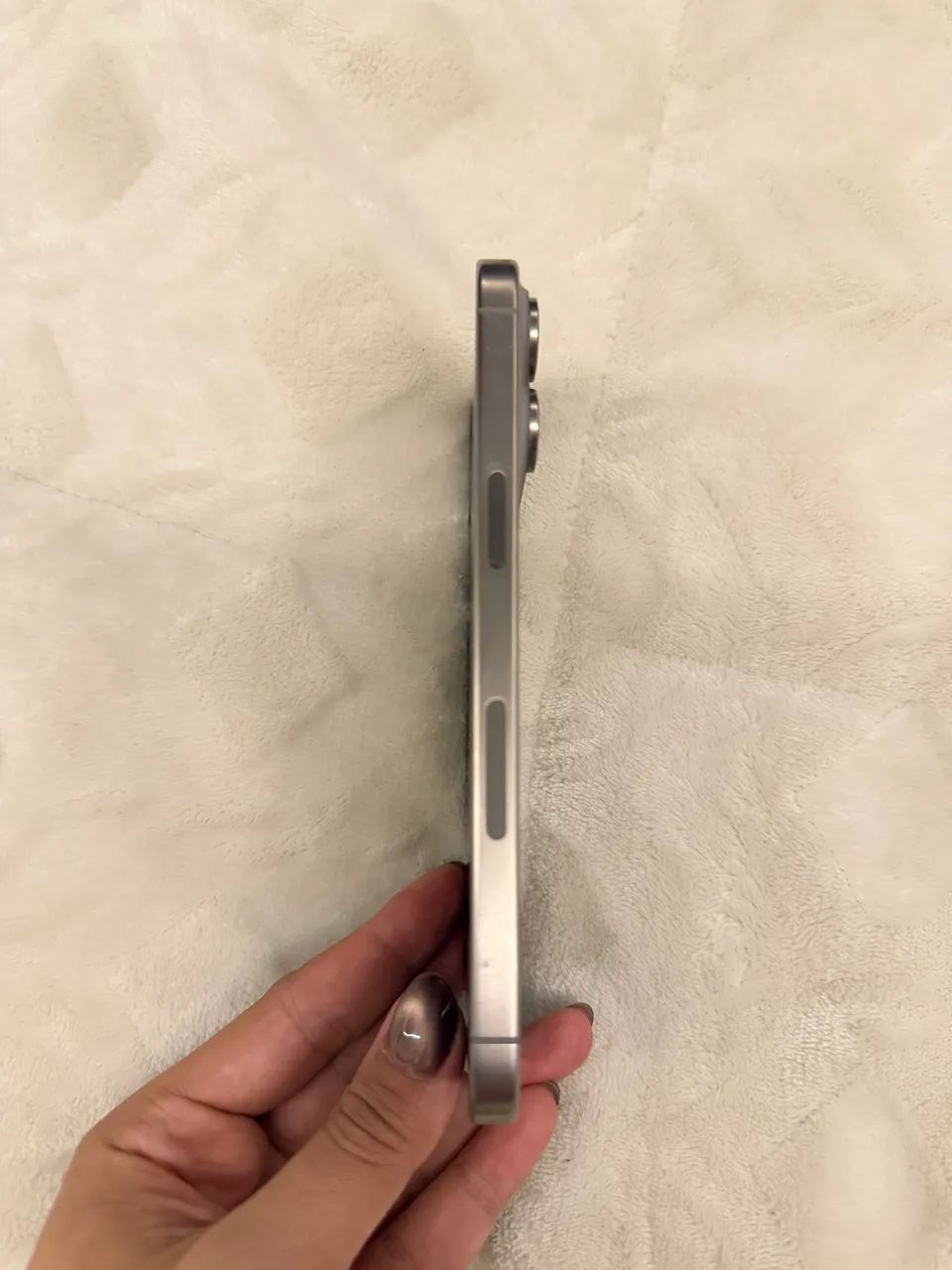 iPhone 15 pro max 256 gb - cinza titânio  - Foto 5