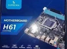 Placa mãe Motherboard H61 LGA1155 - SUPREMA