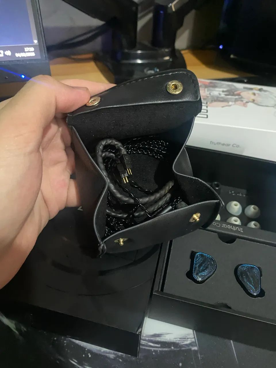 Fone IEM Truthear Crinacle Zero Blue - Foto 3