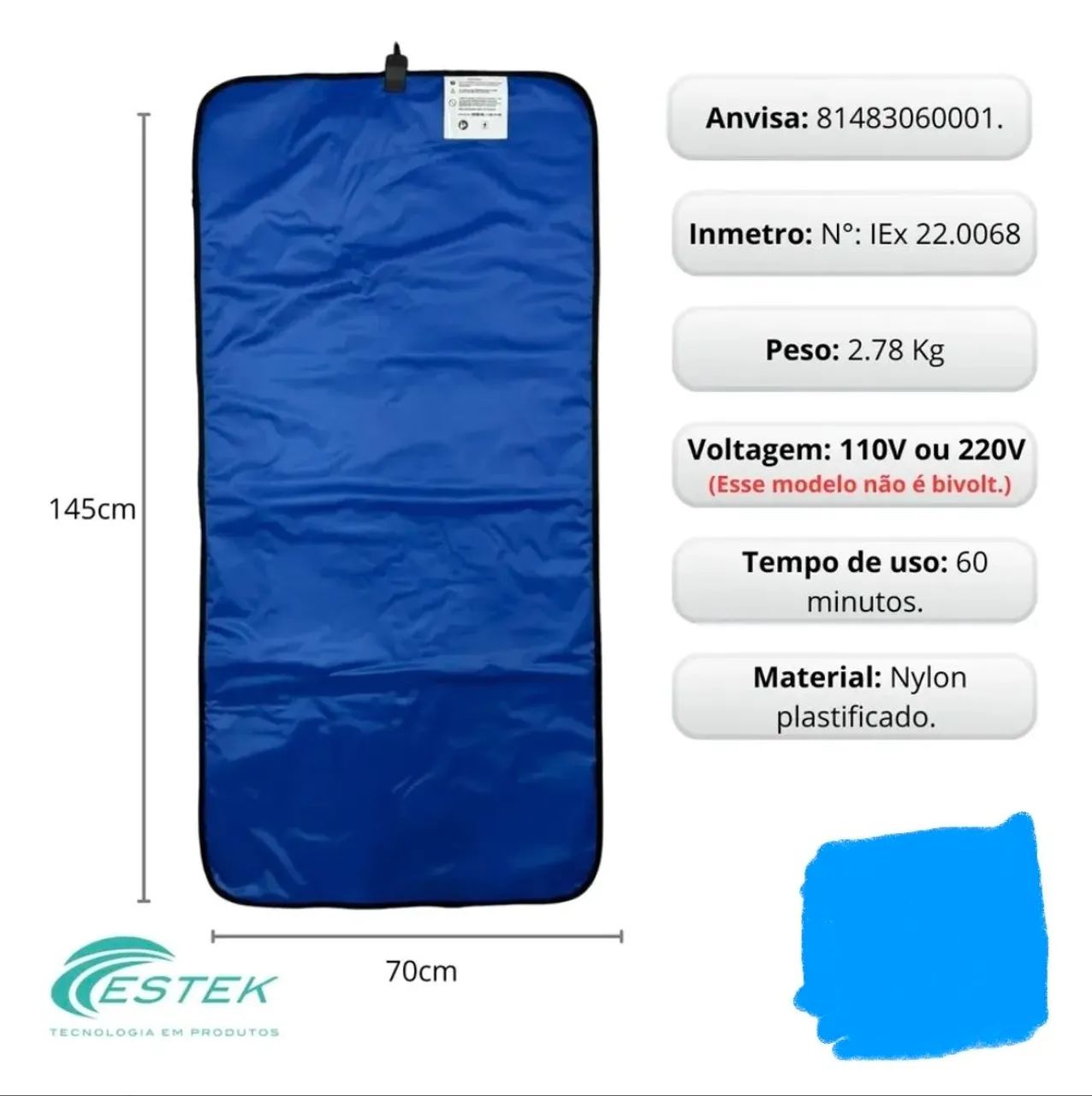Manta térmica para estética
