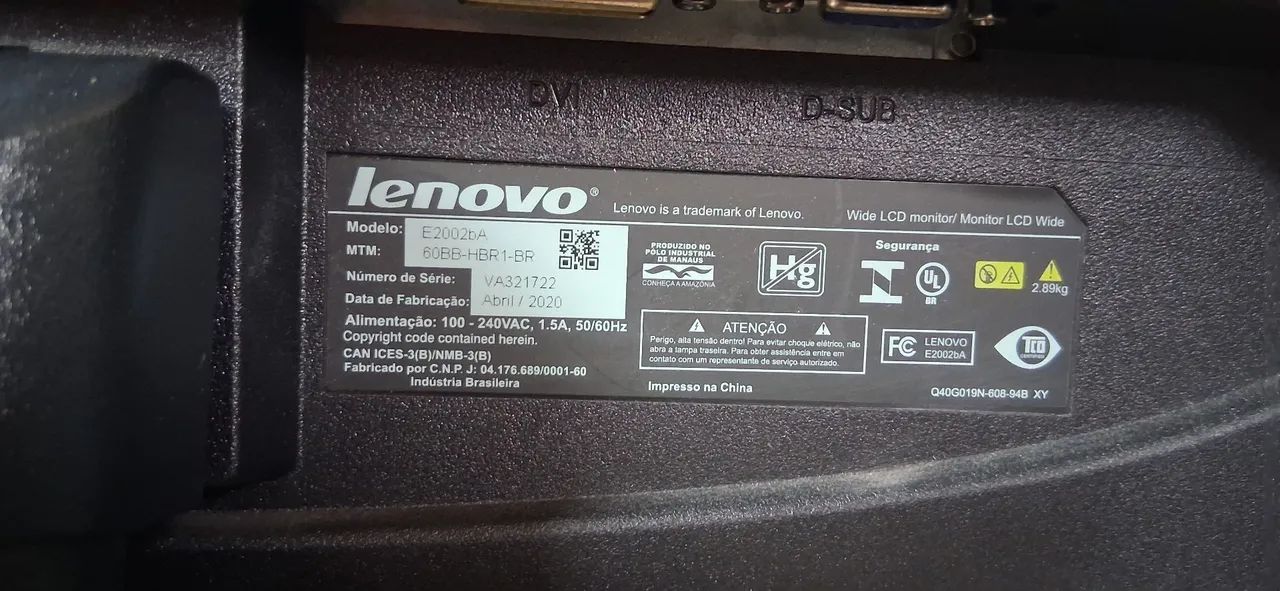Monitor Lenovo 19.5 Polegadas - Foto 3