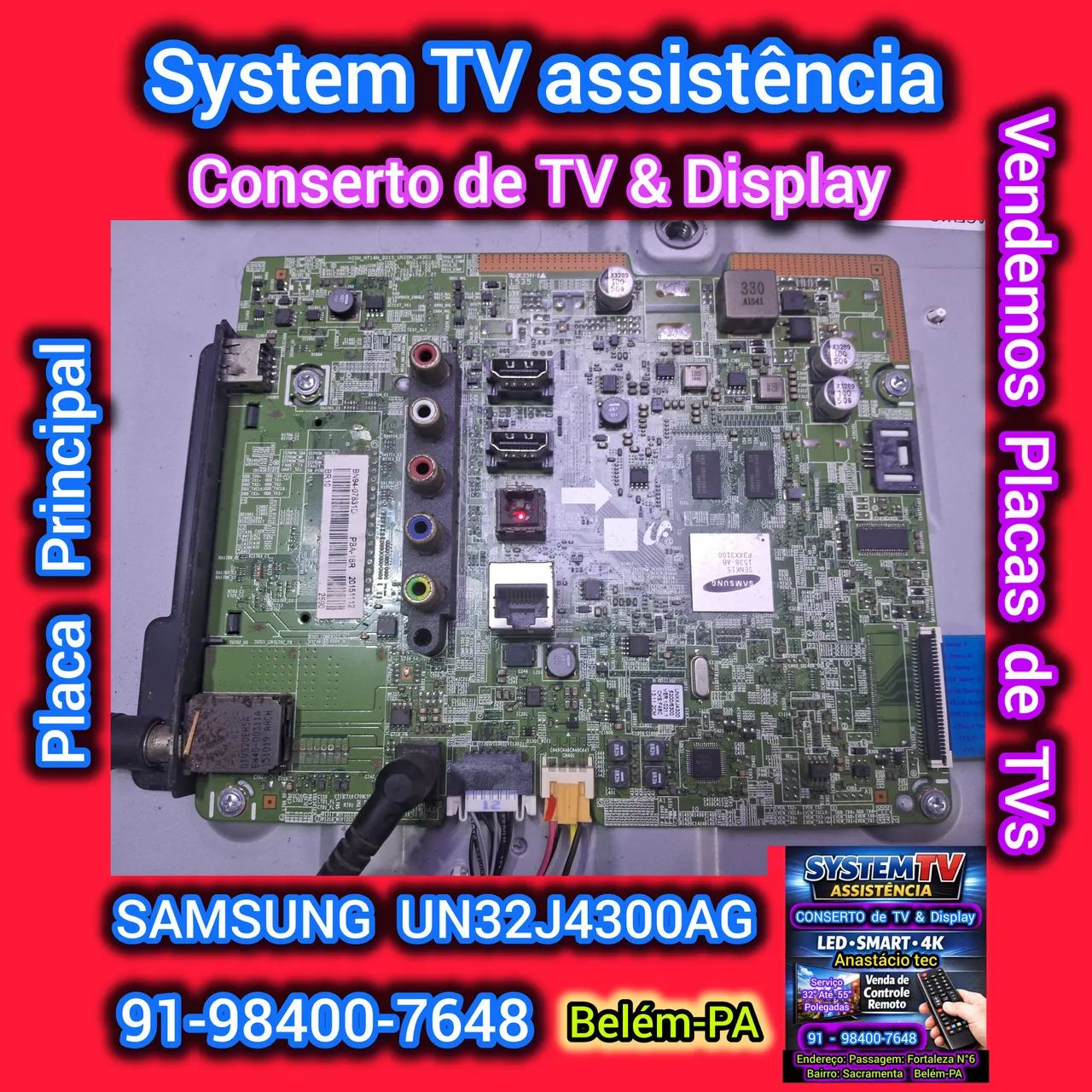 UN32J4300AG Principal Samsung