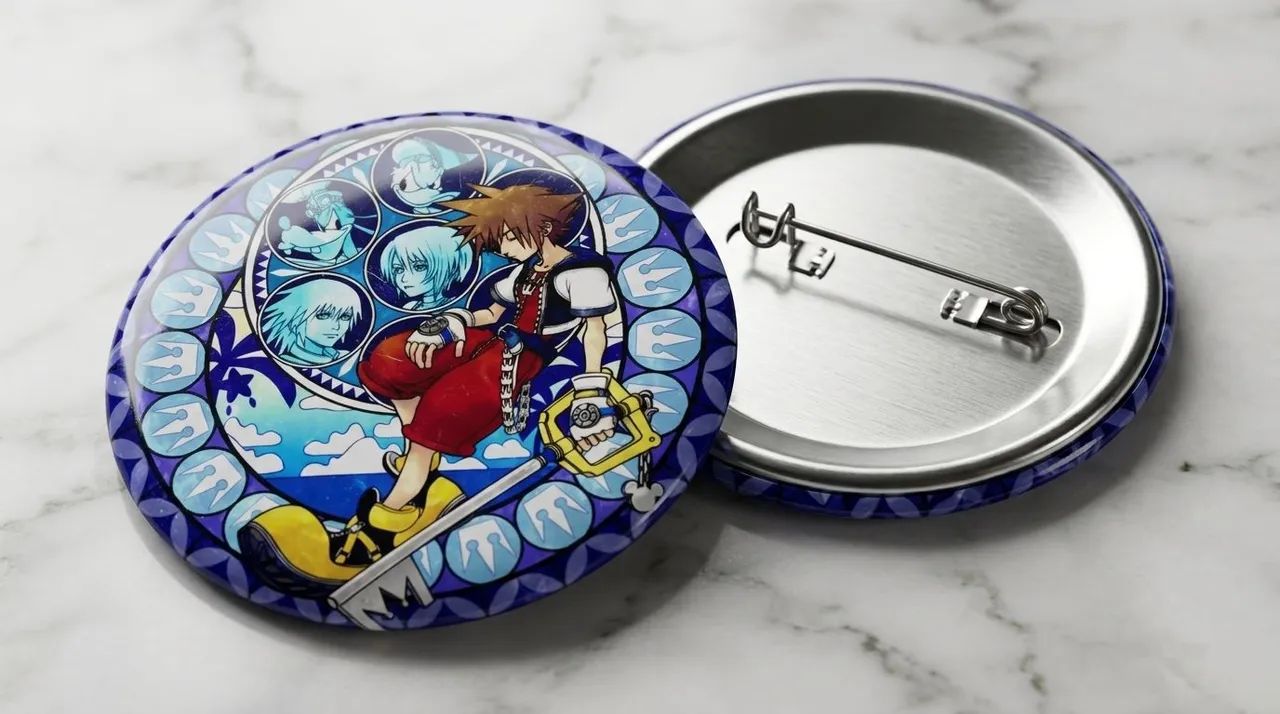 Kit 4 bottons kingdom hearts 32mm - Foto 5