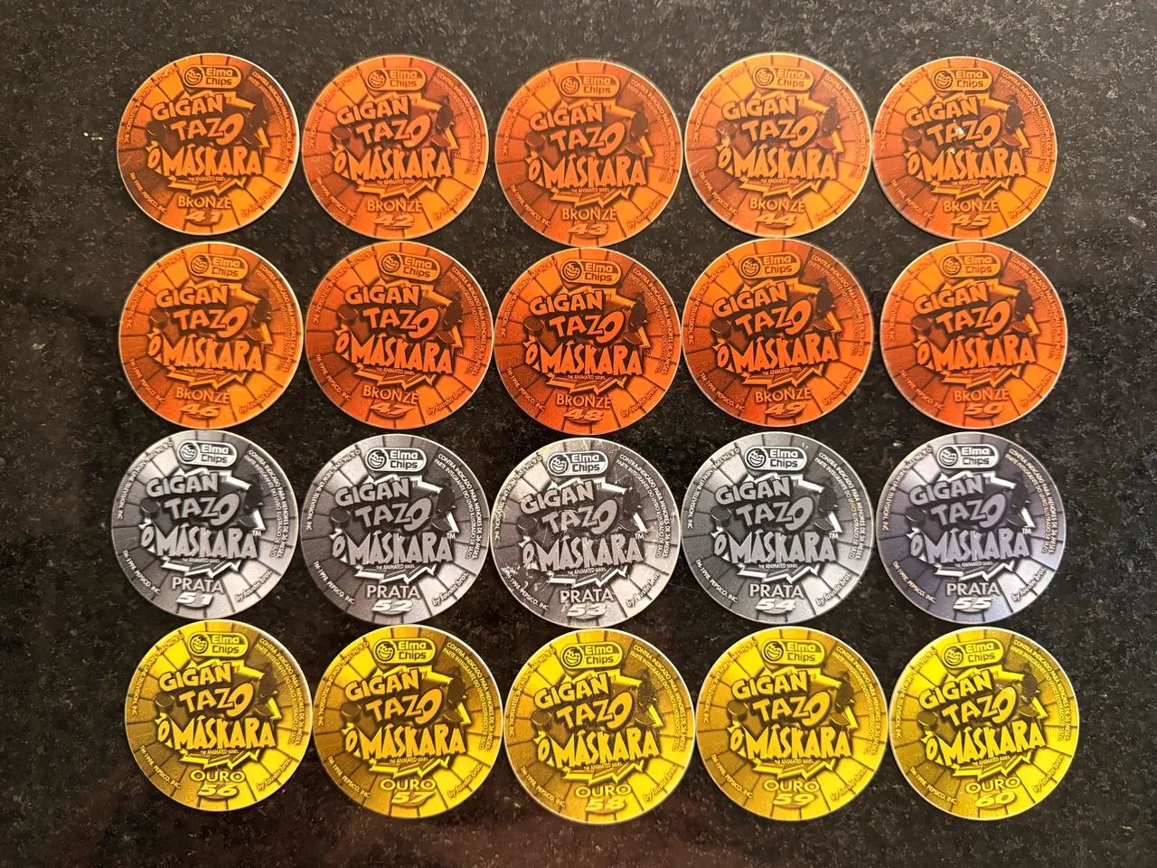 Gigantazos O Maskara Tazos Elma Chips COMPLETO - Foto 5