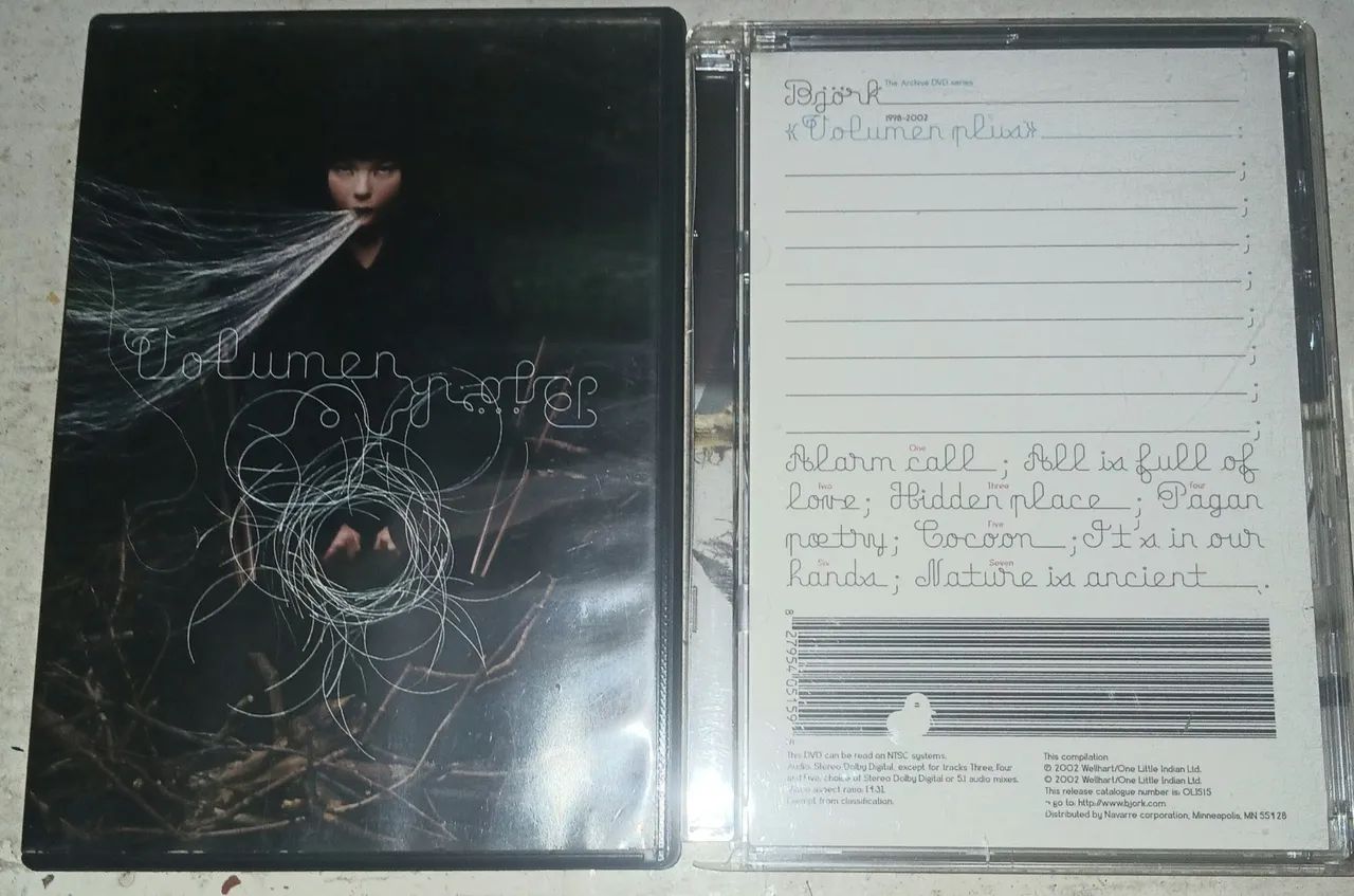 2 dvd's Bjork Volumen / Volumen Plus