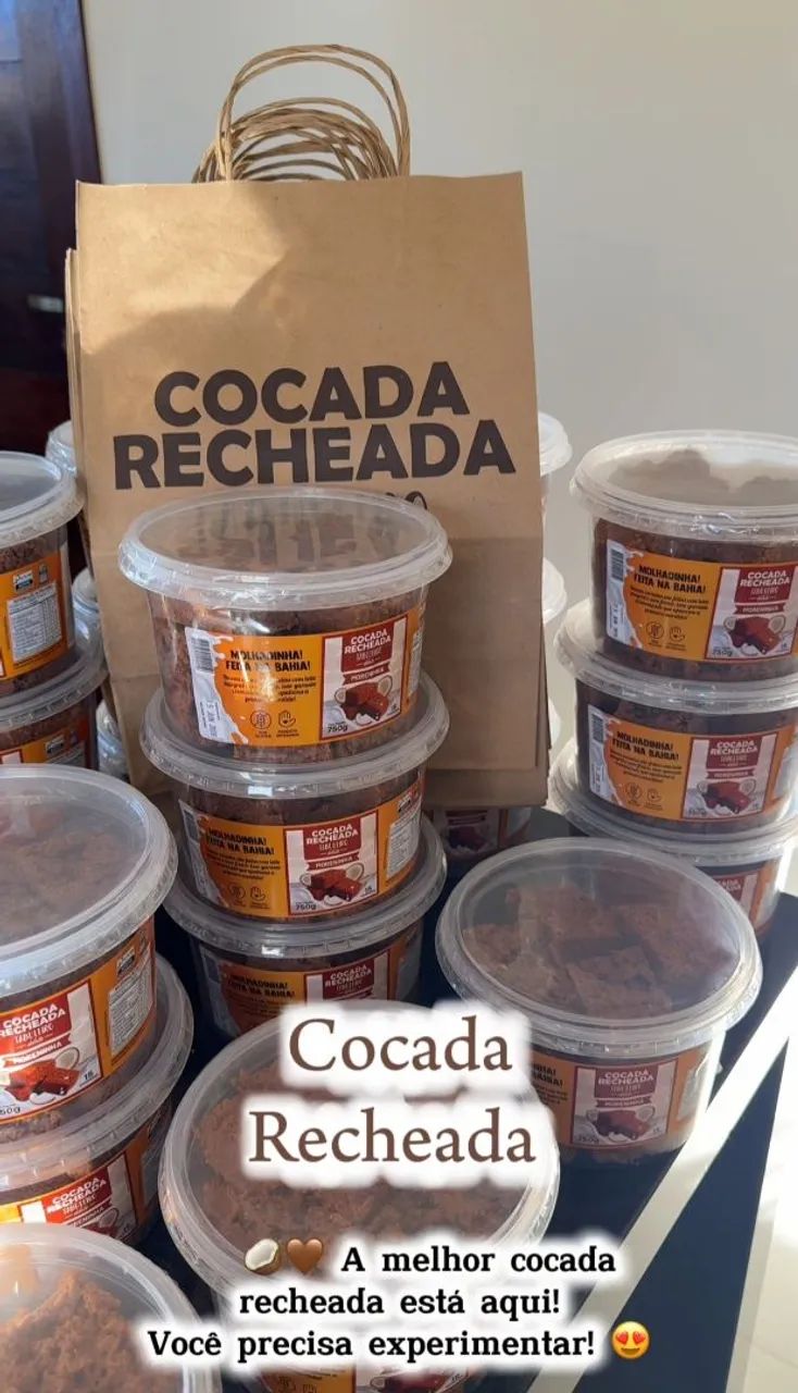 Cocada Recheada 750g - 15unid. - Foto 2