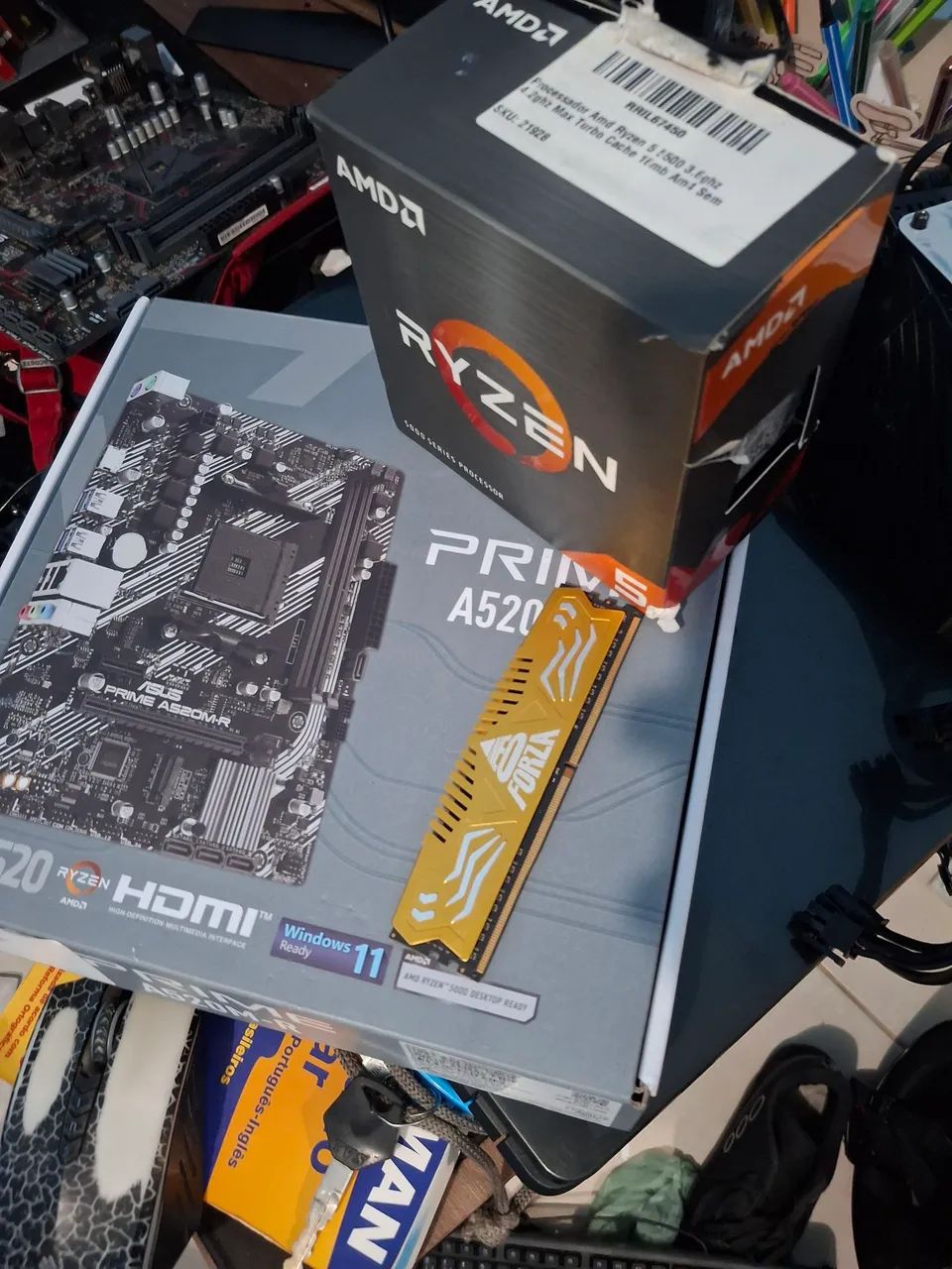 Kit ryzen 5 5500 completo - Foto 2
