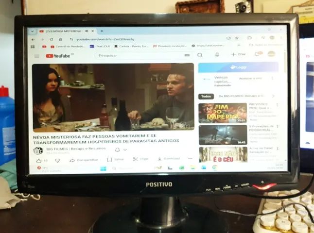 Monitor LCD 18.5 Polegadas - Positivo (Modelo W1943CV) - Usado - Funcionando - Foto 4