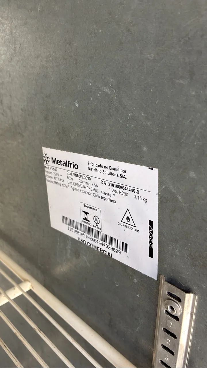 Frezeer metalfrio 220v - Foto 3