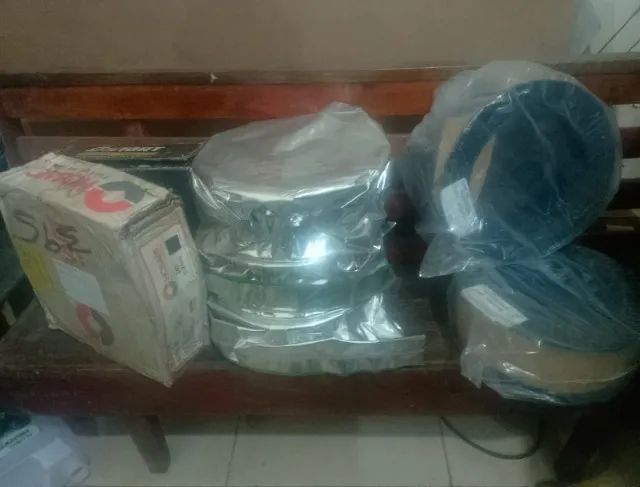 4 rolos de arame de solda mig 1.2 mm marca horbart Fahcor 4130SR Solda aço comum e outros - Foto 3