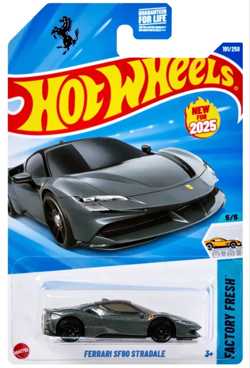 Hot Wheels - SF90 cinza 