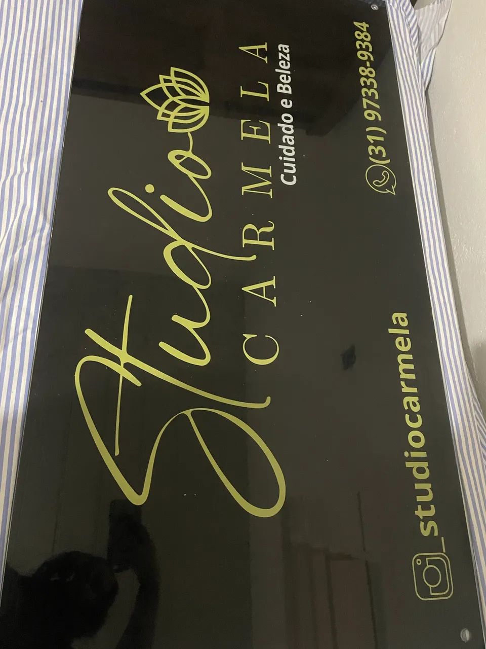 Vendo Placa de Vidro para fachada ou recepções de Comércios  - Foto 2