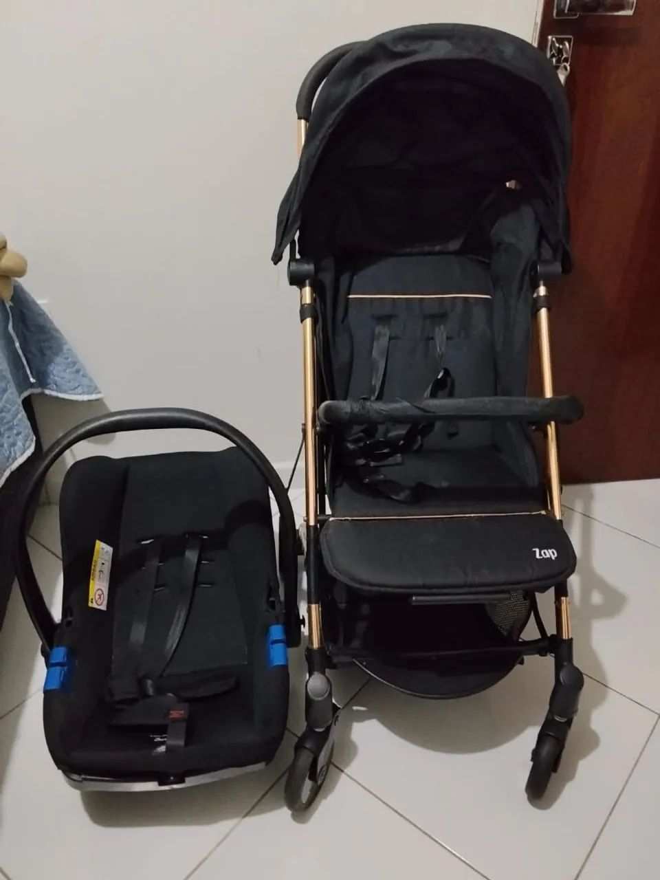 Carrinho de bebê + bebê conforto  - Foto 2