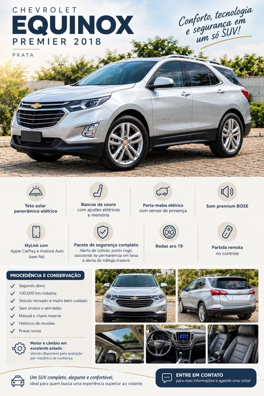 Chevrolet Equinox EQUINOX Premier 2.0 Turbo AWD 262cv Aut. 2018