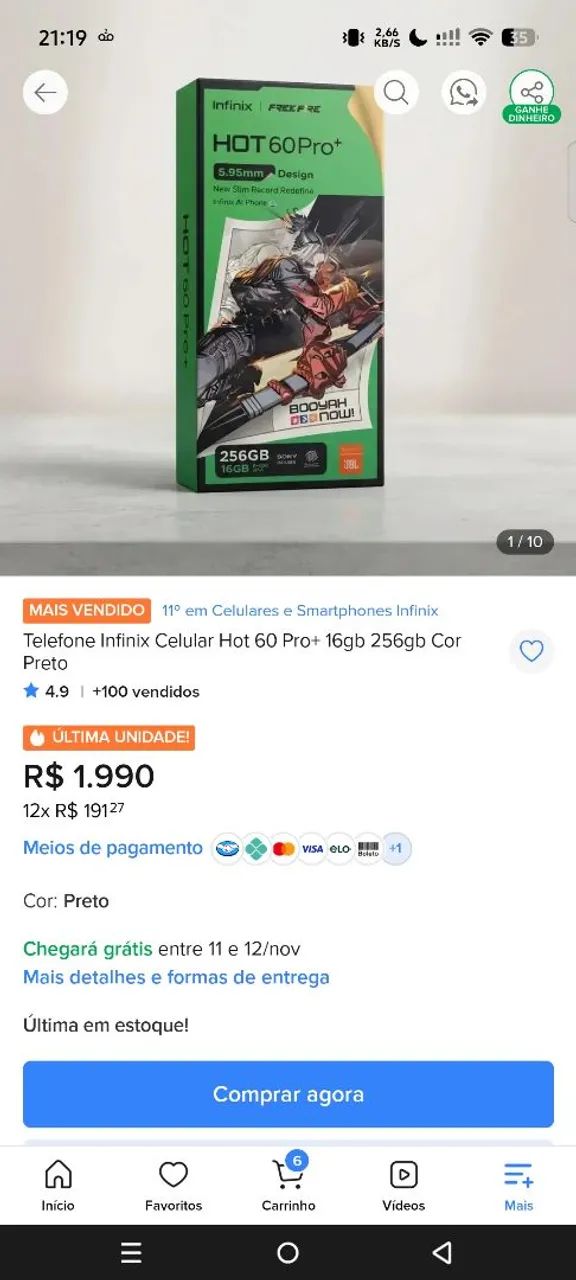 Infinix Hot 60 PRO 