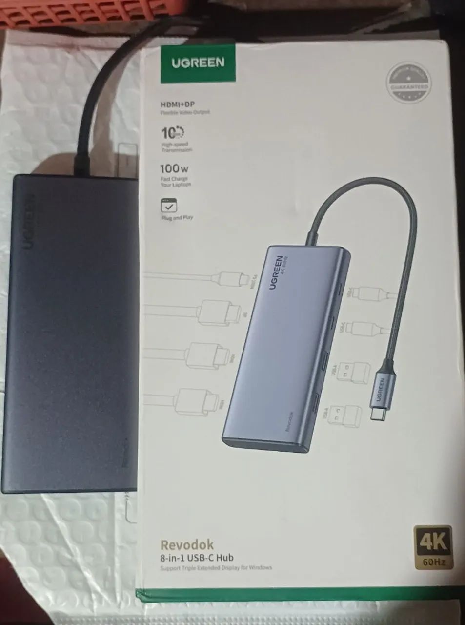 HUB 8X1 TIPO C UGREEN NOVO - Foto 2
