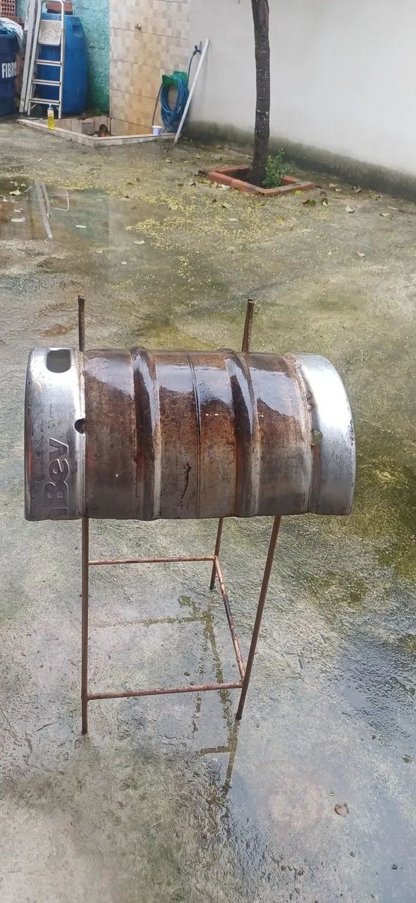 Churrasqueira Inox Barril - Foto 4