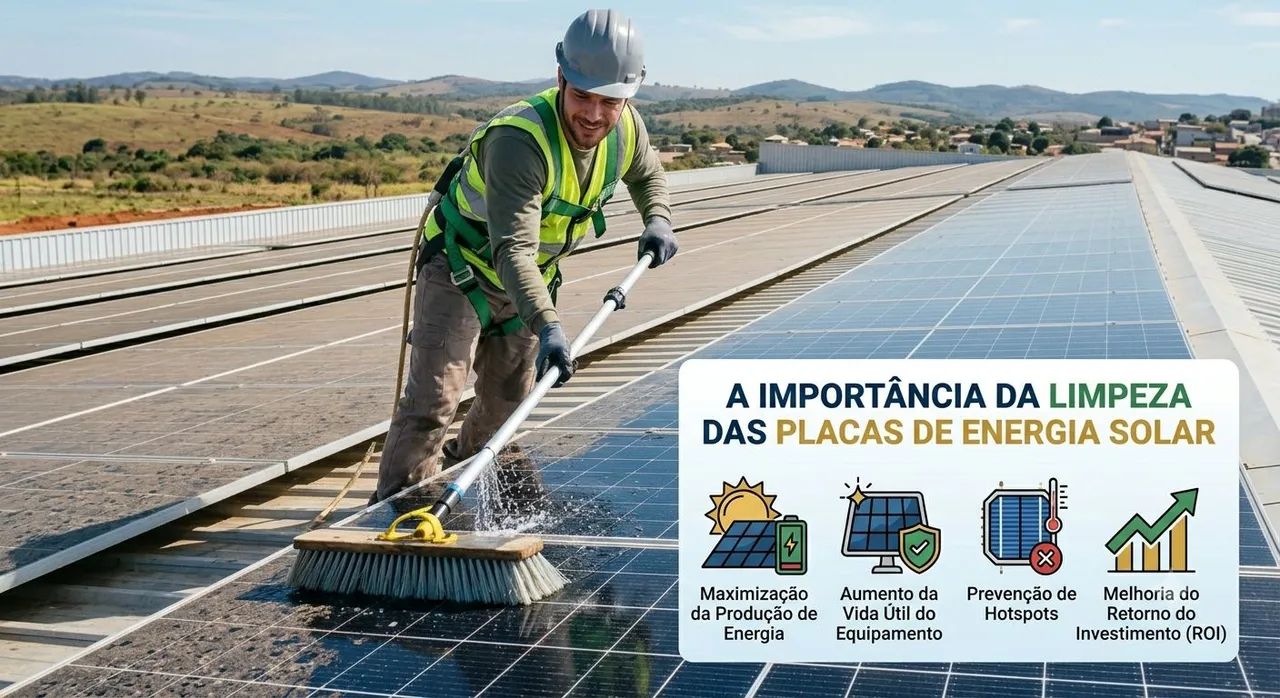 Limpeza de placas de energia solar  - Foto 2