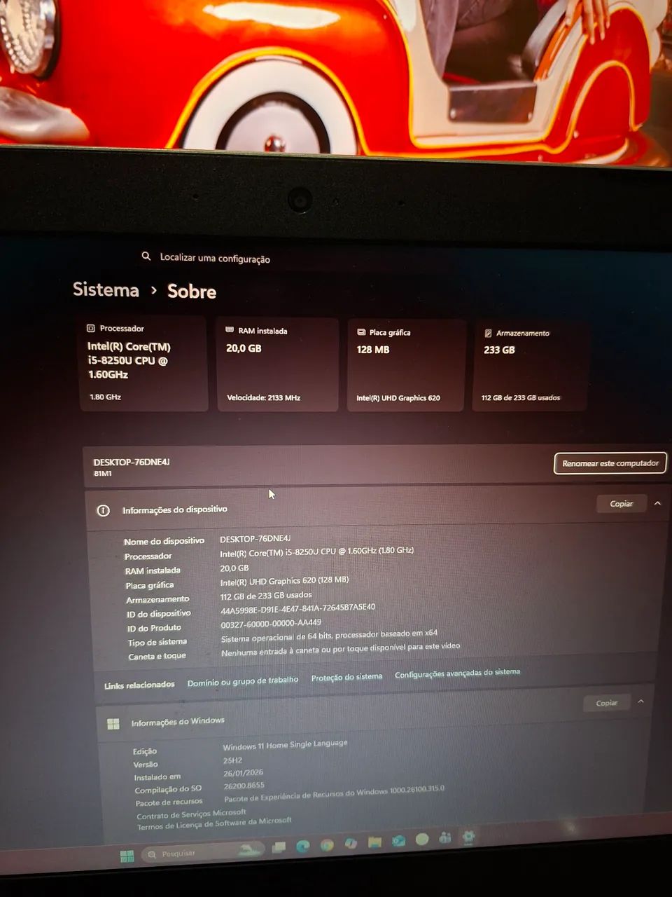 Lenovo IdeaPad ? i5 | 20GB RAM | SSD 256GB - Foto 5