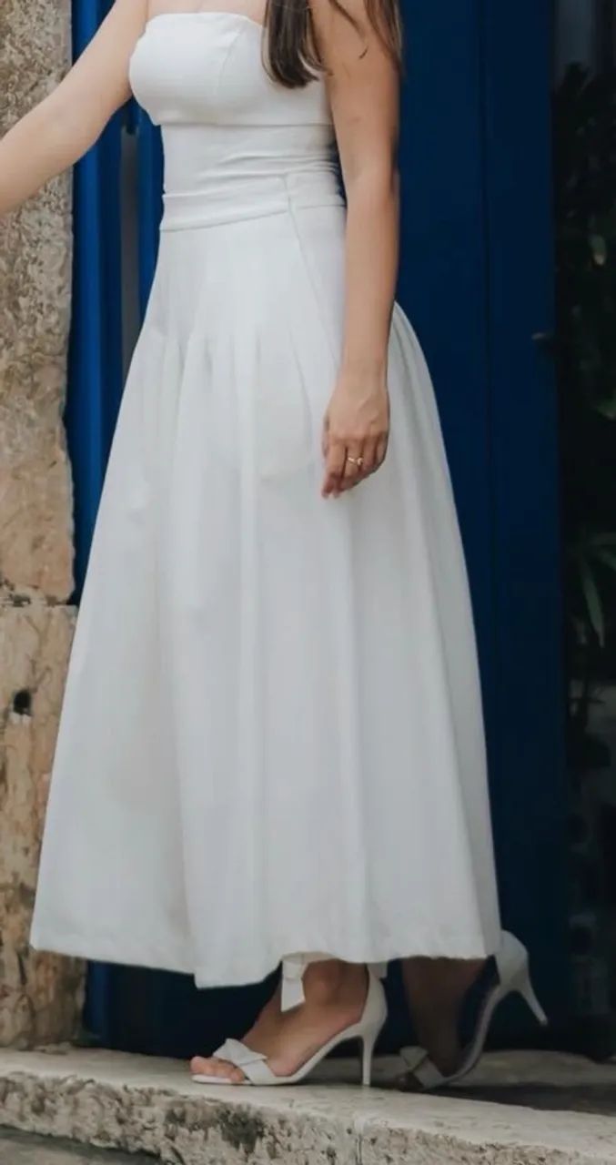 Sandália branca - Foto 2