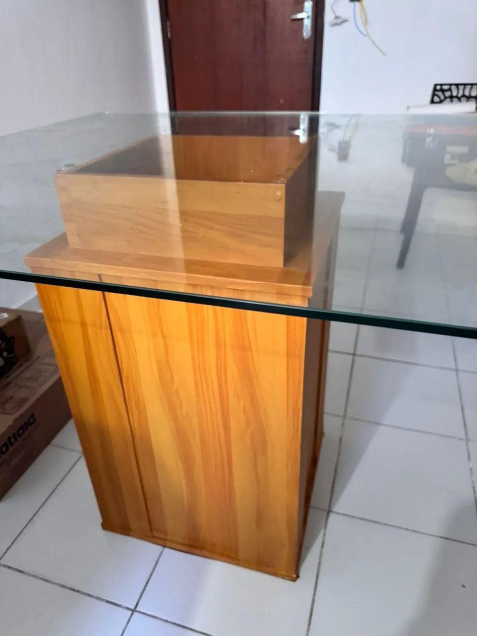 Mesa de vidro 1x1  - Foto 3