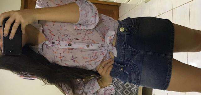 Camisa e Saia Feminina