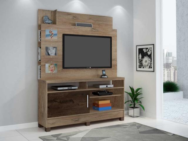 Home Aporé para TVs até 50" da JCM - Suporte de TV incluso - Entrega Grátis - Foto 2