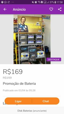 Promoção de Bateria